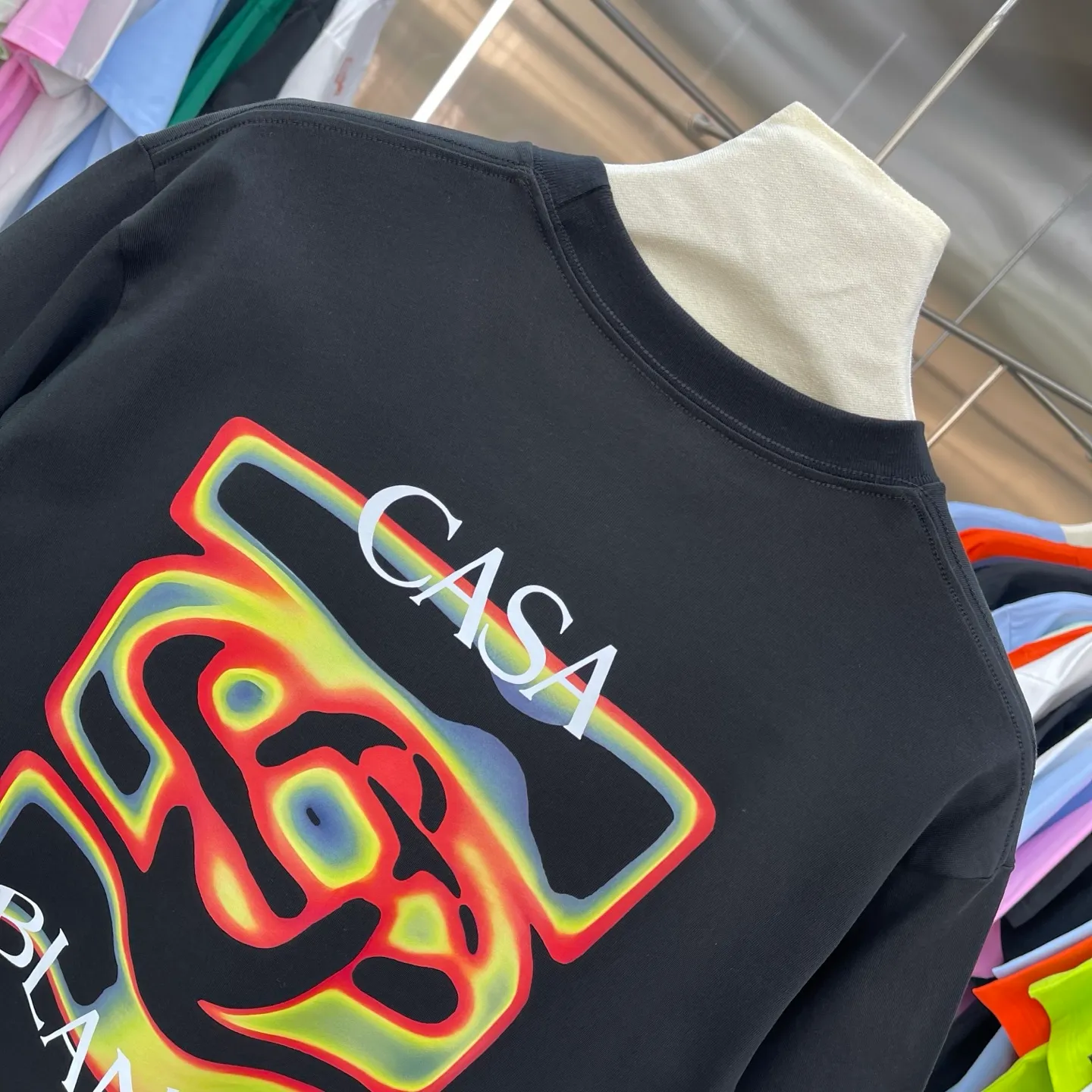 New Arrival Casablanca Classic Series T ～ ， ， 。 ， Classic ， In Stock ！ ：White Black Green Blue （5 ） Size：S M L XL XXL